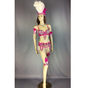 new design top grade new belly dance Samba Carnivel RIO Crystal Bra Costume Outfit Showgirl dancer costume 5 color C1359-6