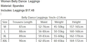 Women's Belly Dance Leggings With Diamond Cutout For Yoga, Gymnastics, And Ballet