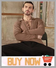 Men's Brown Ribbed Polo Dance Shirt with High-Waisted Pleated Trousers for Latin Ballroom