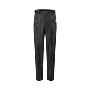 Dance Pants Women's Black Pinstripe High-Waisted Wide Leg Ballroom Latin Dance
