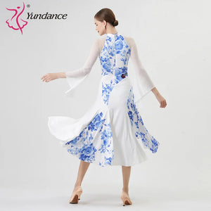 Women's International Standard Ballroom Dance Dress For Stage Performance