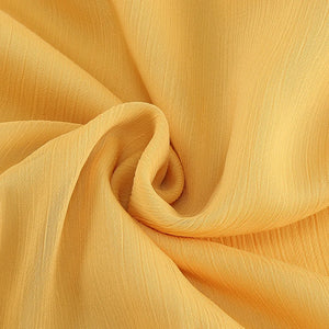 Elegant Yellow Strapless Dress with Waist Cut-out and Asymmetrical Ruffled Skirt