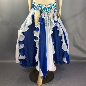 High quality Doubt colors Women's Dancewear belly dance costume clothes Performances tranining Dress circle belly dancing Skirts SK37