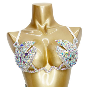 Samba Carnival Bra Rainbow Stone Belly dancing WIRE BRA BB007 Wire Bra