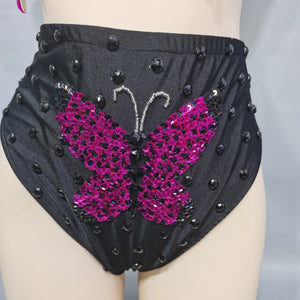 Samba Carnival Wire Bra High Waist Pants  Hand Made 2 Piece For EDC Festival