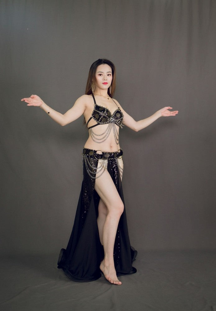 Modern Sexy Tribal belly dance costumes New Performance Gypsy Tribal Dance TF2055