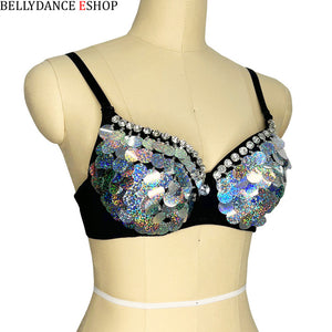 New Style Samba Carnival Bra Sequins Hand Made Bra Only
