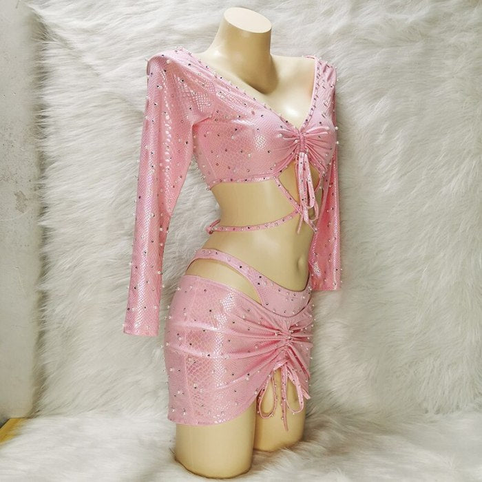 New Sexy Bodysuit Adult Nightclub Stage Costume Party Costume Women Rave EDC Outfit Carnival Stage Performance Clothing ED05