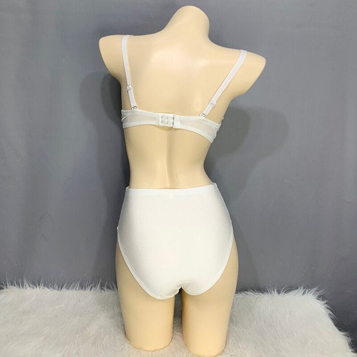 New Samba Carnival Bikini Set Bra High Waist Panty Crystal Silver Stone Hand Made 2 Piece Dance Clothes Belly Dance Costume Wear N21010