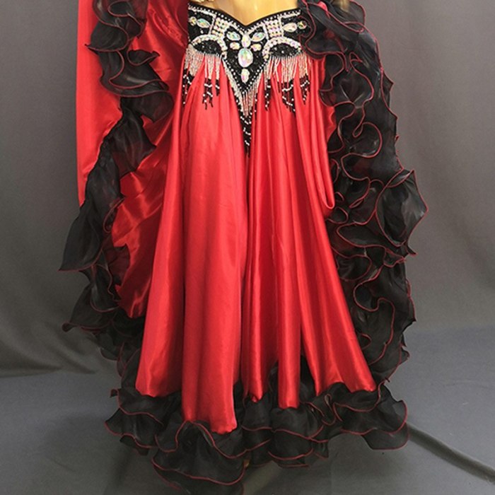 High Quality New Women 720° Belly Dancing Skirt Large Swing Dress Stage Performance Wear Belly Dance Costume SK39