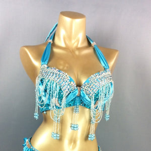 Women's belly dance costumes beads bra belly dancing clothes Bellydance Bead Sequins tops BAR1356