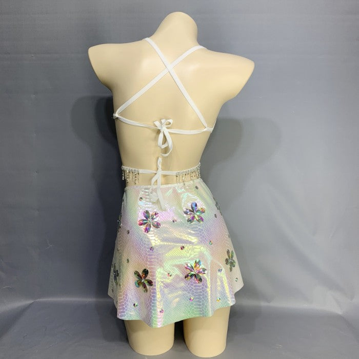 New Arrival Sexy Samba Carnival For Women Wire Bra,mini skirt and panty  stones Samba Suit C032