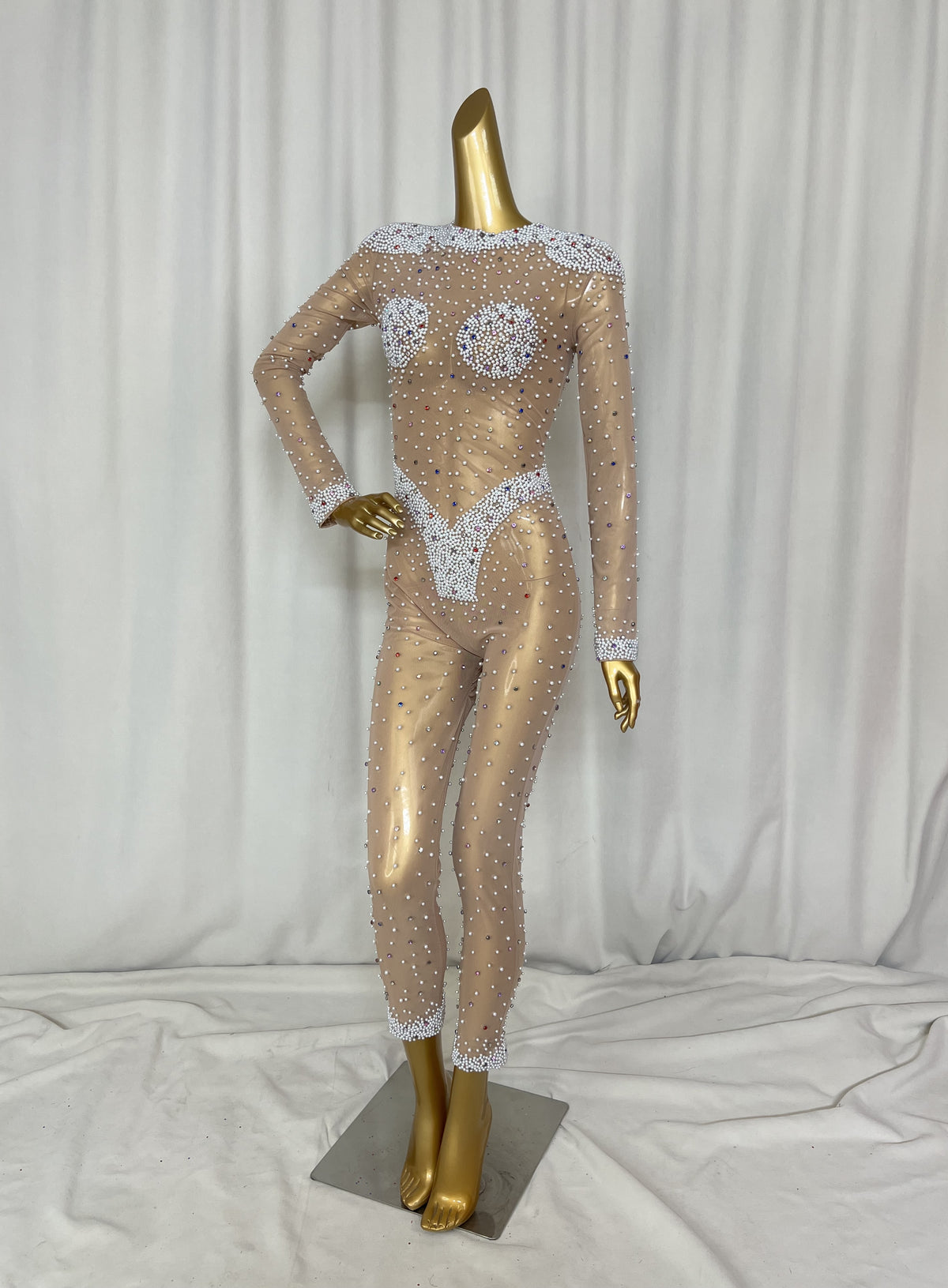 New Style Beading Bodysuit Female carnival costumes