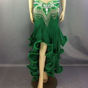 Free shipping New women's belly dance costume Dress belly dance clothes sexy belly dancing Skirt training dress or performance SK38