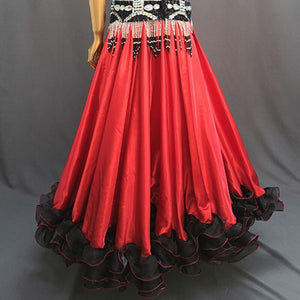 High Quality New Women 720° Belly Dancing Skirt Large Swing Dress Stage Performance Wear Belly Dance Costume SK39