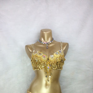 Women's belly dance costumes beads bra belly dancing clothes Bellydance Bead Sequins tops BAR1601