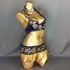 New Sexy belly dance costume Handmade Dancing Costume set suit for performancee 6color 3-pieces(Bra&Belt&Necklace)  TF1481