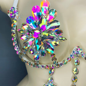 New Sexy Wire Bra For Carnival Costume Women Samba Costumes Top Bra Stone Belly Dancing Party Nightclub WIRE BRA  BB002-2