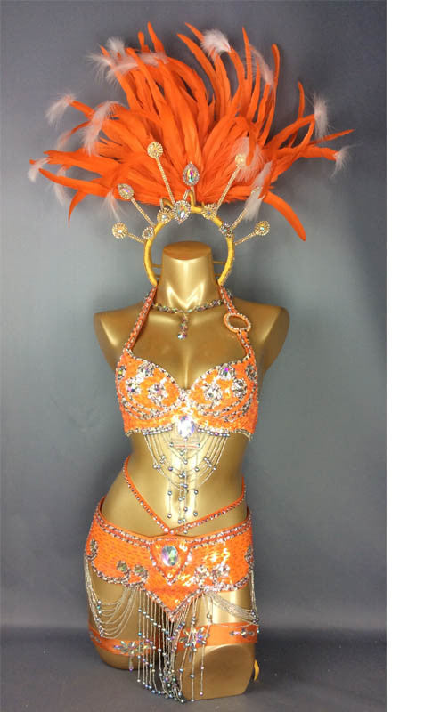 HOT SALE!!! parade Sexy Samba Rio Carnival Costume Feather Headdress #C209