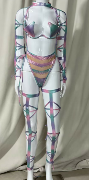 carnival 2024 multi color design for rave EDC party,samba carnival