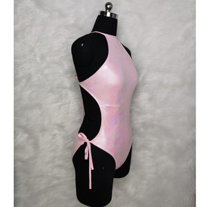 New Women Glitter Swimsuit Sexy One Piece Shiny Bikini Swimsuit Set Summer Holiday Monokini Swimwear Beachwear Bathing Suit