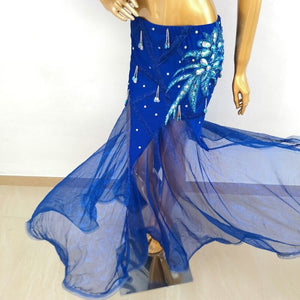 Sexy Women Fashion belly dance suit bellydance costume wear Bellydancing clothes Top&Skirt set TF1902  (2PCS/SET ）