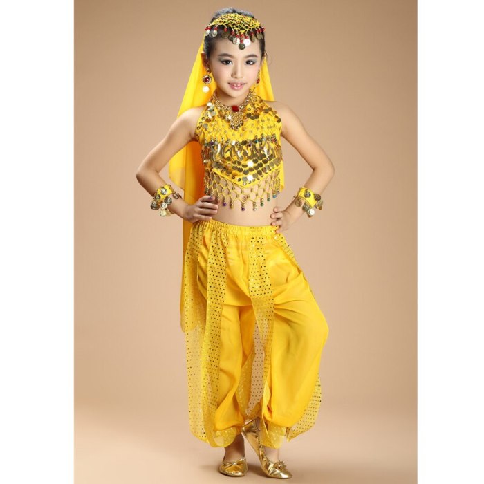 New Children Belly Dance Costumes kids belly dance 4pcs(top+pants+waist chain+veil) indian clothes girls belly dance costume 3308