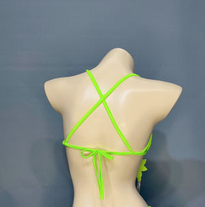 New Bra Handmade Sexy Samba Carnival Bra Stone Hollywood Women's Belly dancing Top WIRE BB026 Wire Bra
