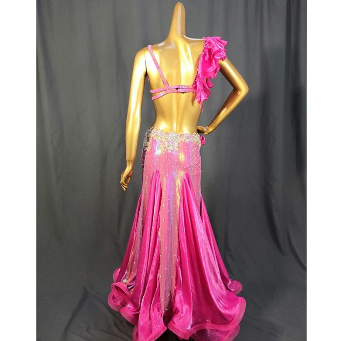 New Design Top Grade Oriental Belly Dance Set Performance Outfits Costume Beaded Belly Dancing Clothes Bellydance Top&Skirt TF2052