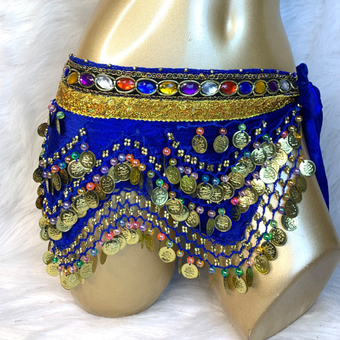 New Hot Shining Belly dance costume Sexy Samba Carnival set Wire Bra & Coin Belt Samba Suit performance wear C024