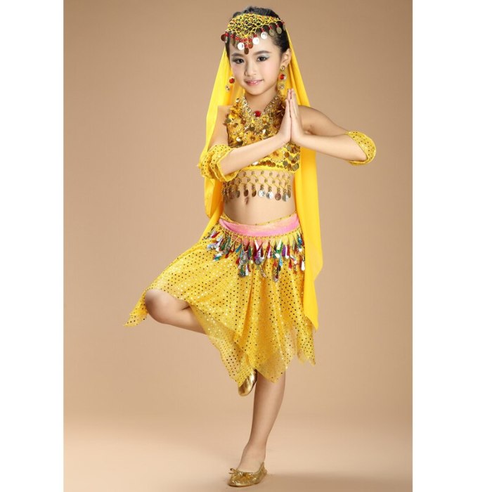 New Handmade Children Belly Dance Costumes Kids Belly Dancing Girls Bollywood Indian Performance Cloth Whole Set 6 Colors 3303