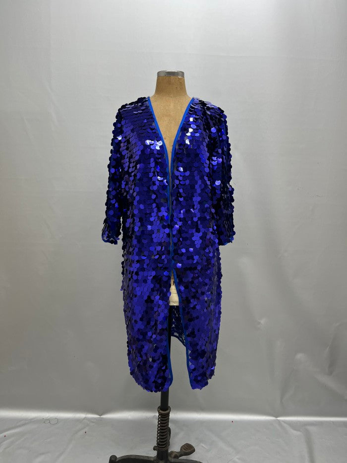Rave Costumes Long kimono coat stage performance costumes
