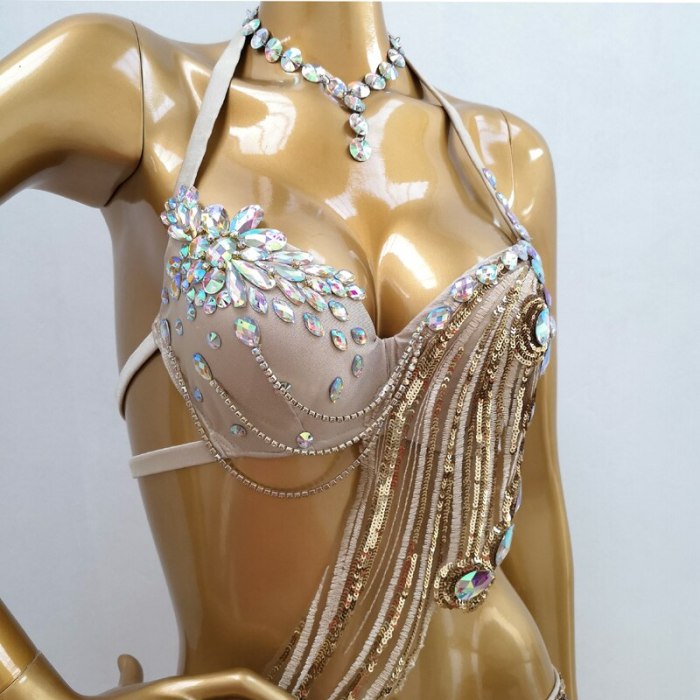 New Adult Women Stage Performance gorgeous Belly Dance Costume Bra Skirt 3Piece Set Handmade Beaded Performance Show Suit outfit  TF1903  (3PCS/SET ）