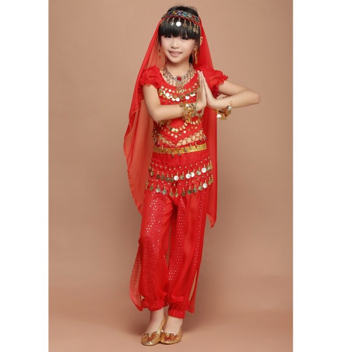 New Kids Belly Dance Costume Childr Indian Dancing Girl's Performance Clothing Children wear 1SET=4PCS  3309