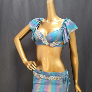 New Sexy Fashion Women Dancewear Belly Dance Clothes Outfit 2pcs/set Oriental Dance Practice Wear Bellydance Costume Long Dress