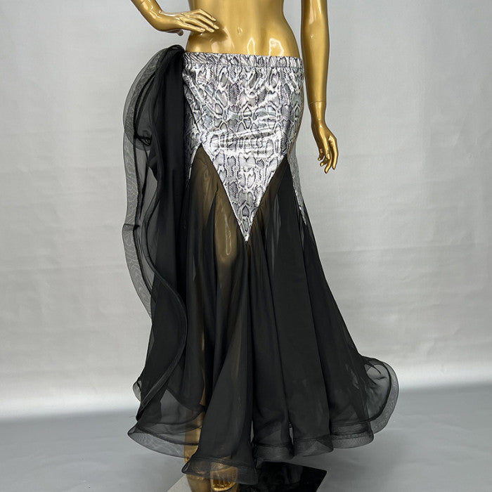 High Quality New Design Bellydancing Skirts Long Maxi Professional Costume Dancer Dress Girls Costume Training Dress Performance SK1910