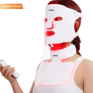 Fda 510k Silicone Photon Rejuvenation Face Mask Red Light Blue Light Led Facial Therapy Device For Home Use