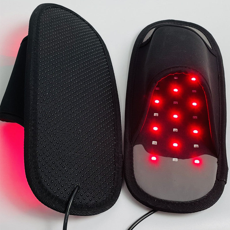 Led Red Light Infrared Therapy Slippers Portable Timer Foot Care Light Therapy Slippers