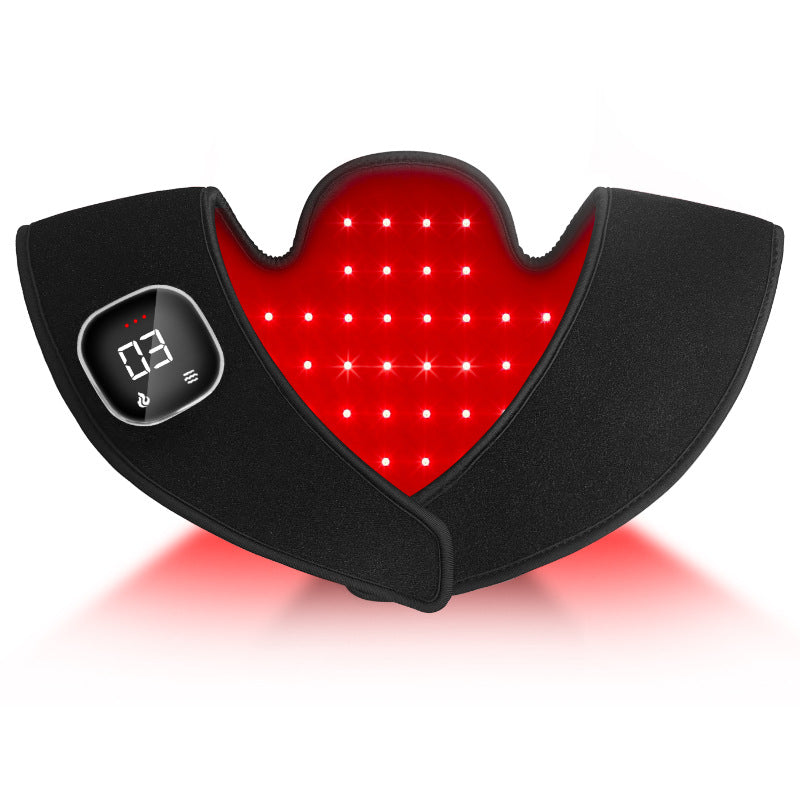Red Light Therapy Shoulder Neck Pad With Pulse Infrared Heating For Home Use