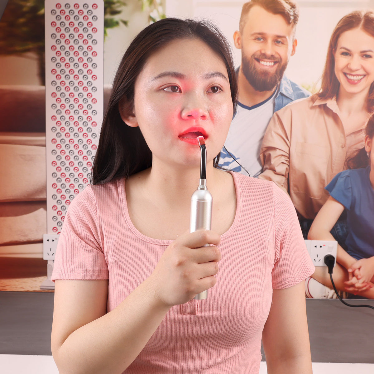 Infrared Red Light Therapy Device Detachable Lip Oral Pain Relief Treatment
