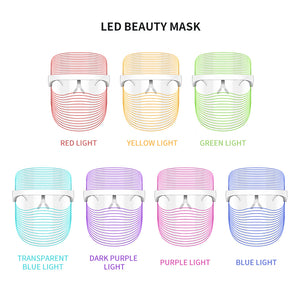 Led Light Therapy Mask For Skin Rejuvenation Anti Wrinkle Whitening Facial Care Device