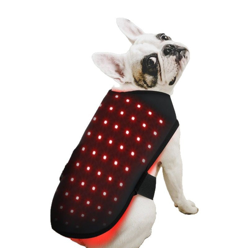Small Pet Red Light Infrared Therapy Device For Cat Dog Back Abdomen Injury Recovery Bone Healing Anti Lick Portable Timer