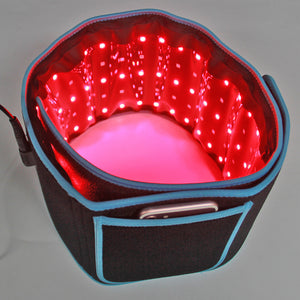 Led Red Light Therapy Weight Loss Belt Usb Heating Waist Wrap Women Warm Massage Moxibustion Belt