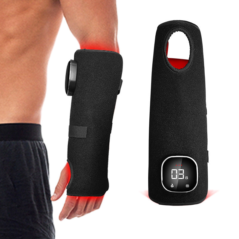 Red Light Therapy Arm Elbow Support Infrared Heating Rechargeable Timer Red Light Therapy Arm Sleeve