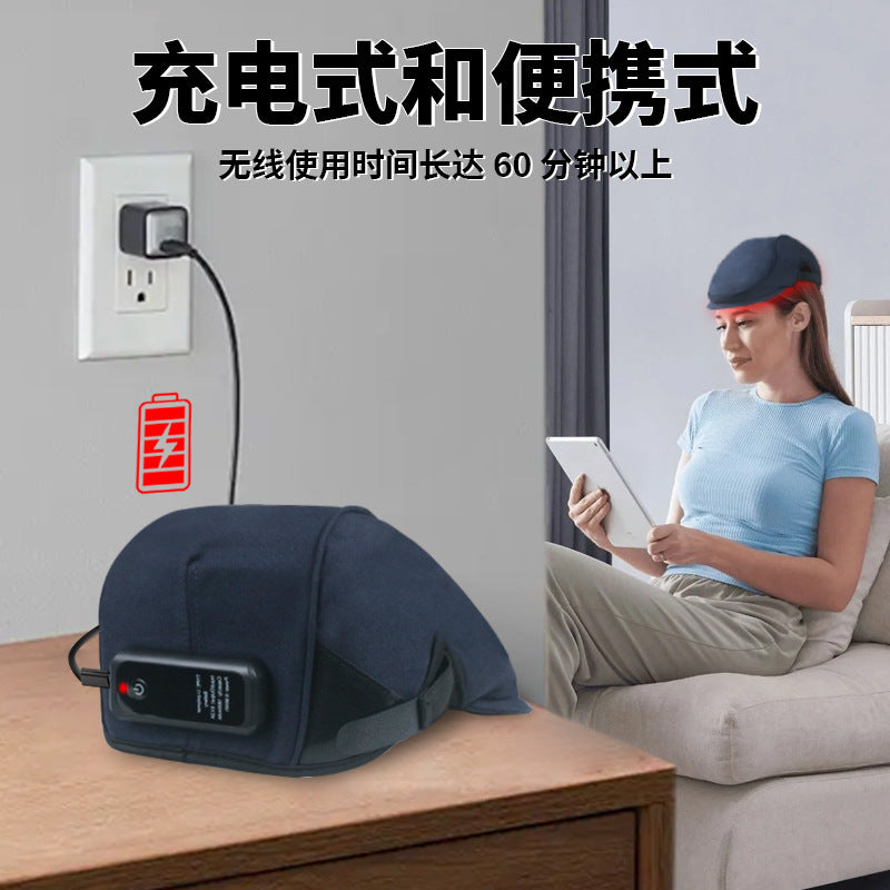 Portable Red Light Beanie Infrared Hair Growth Cap Pcba