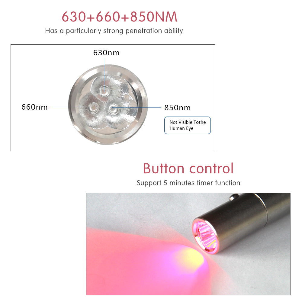 Red Light Therapy Lamp Handheld Infrared Red Light Device