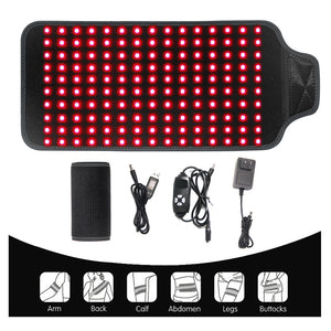 Led Red Light Infrared Pulse Control Timer Facial Beauty Device Portable Therapy