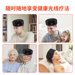 Led Red Light Therapy Hair Growth Cap With Three Adjustable Modes Infrared Pcba