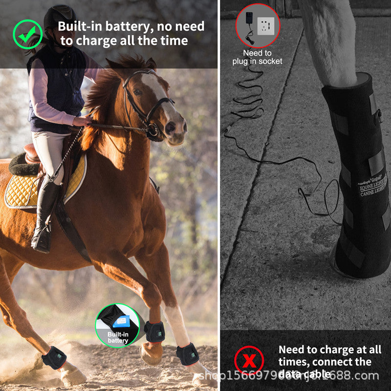 Red Light Therapy Lamp Infrared Large Pet Horse Hoof Massager Wound Healing Recovery Device