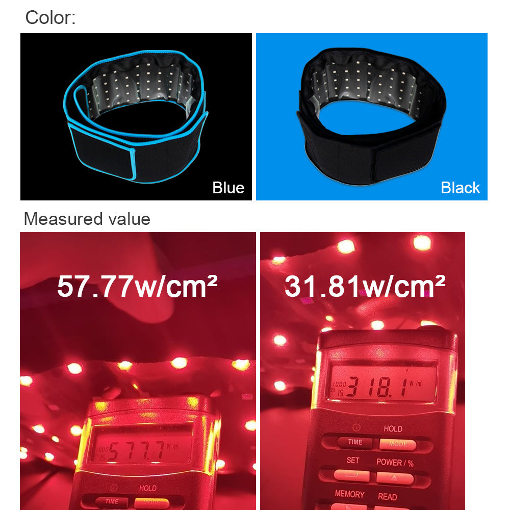 Red Light Heating Belt Red Light Therapy Waist Support Thermal Wrap